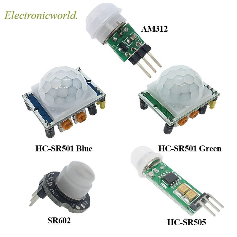 Mô đun cảm biến hồng ngoại Hc-Sr501 Hc-Sr505 Sr602 Am312 cho Arduino
