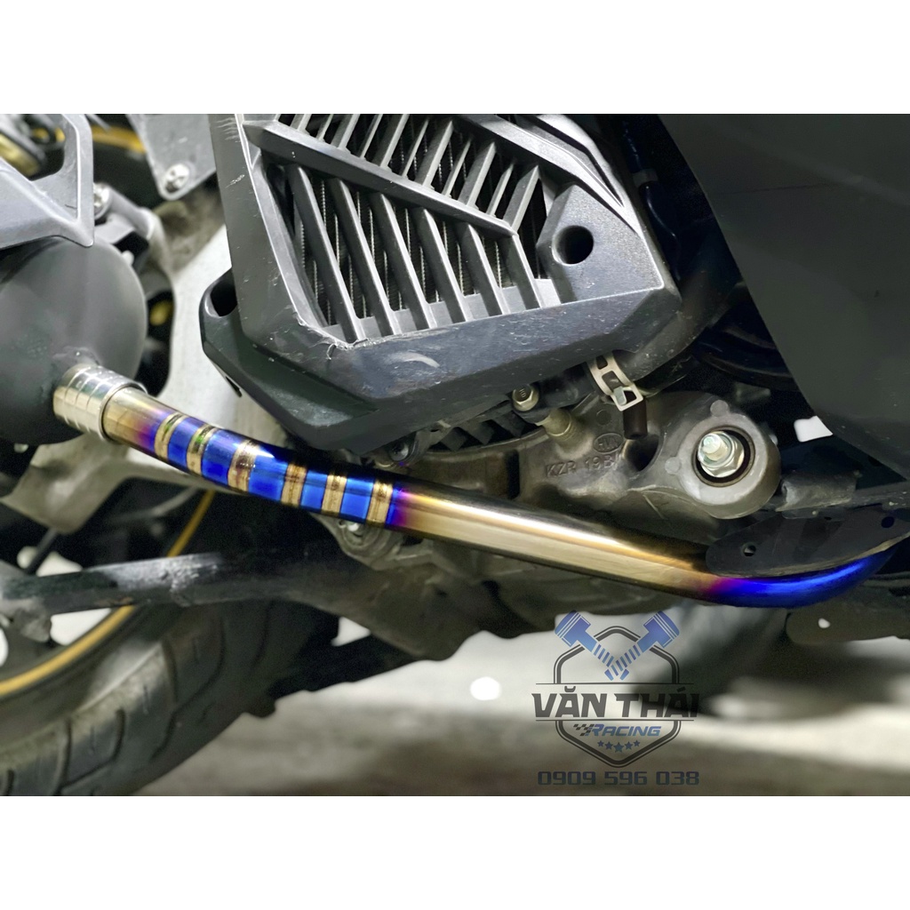 Cổ titan pô Zin cho các dòng xe Vario/SHVN/Airblade 100% Titan tản nhiệt nhanh