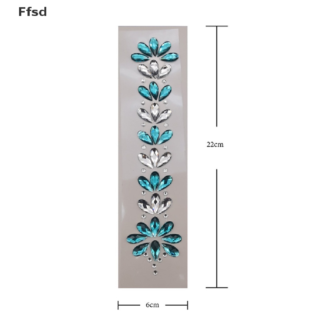 Miếng Dán Pha Lê 3D Lấp Lánh Dùng Trang Trí Mặt / Cơ Thể
