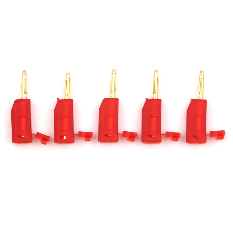 Set 5 Đầu Cắm Bắp Chuối 2mm Mạ Vàng