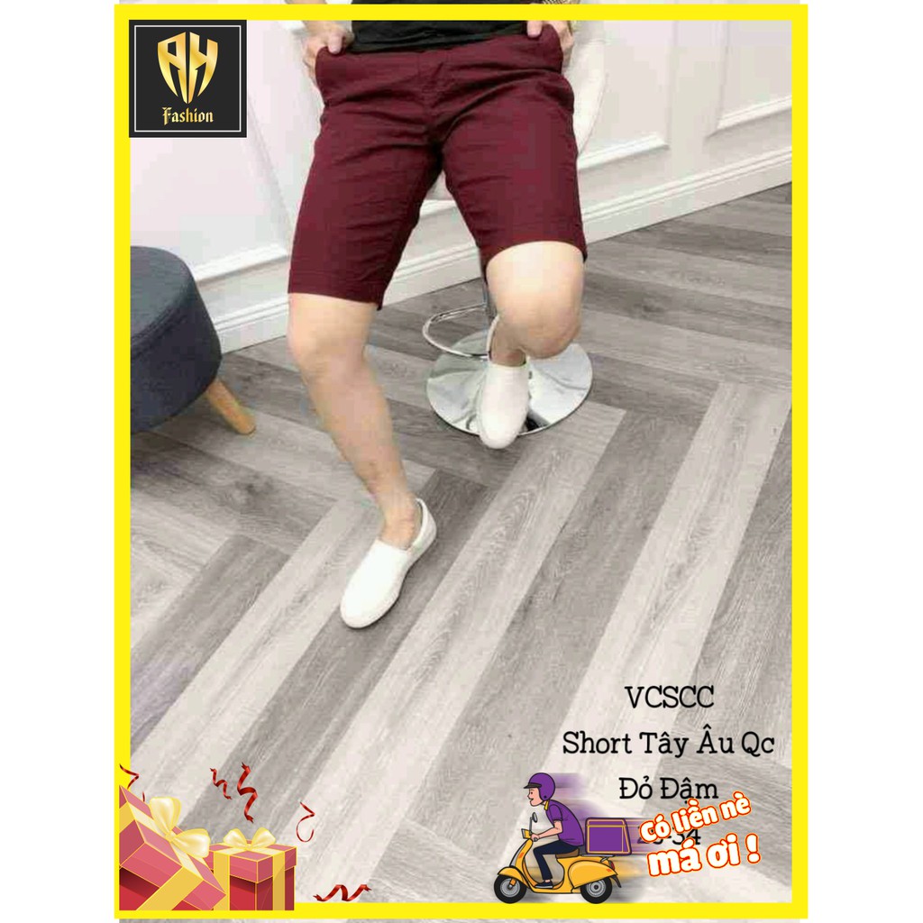 ẢNH THẬT_QUẦN SHORT TÂY ÂU NAM 5 MÀU CAO CẤP AHFASHION | BigBuy360 - bigbuy360.vn