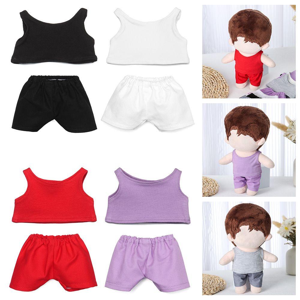 20cm búp bê vest quần short Dễ thương nhỏ quần áo phụ kiện