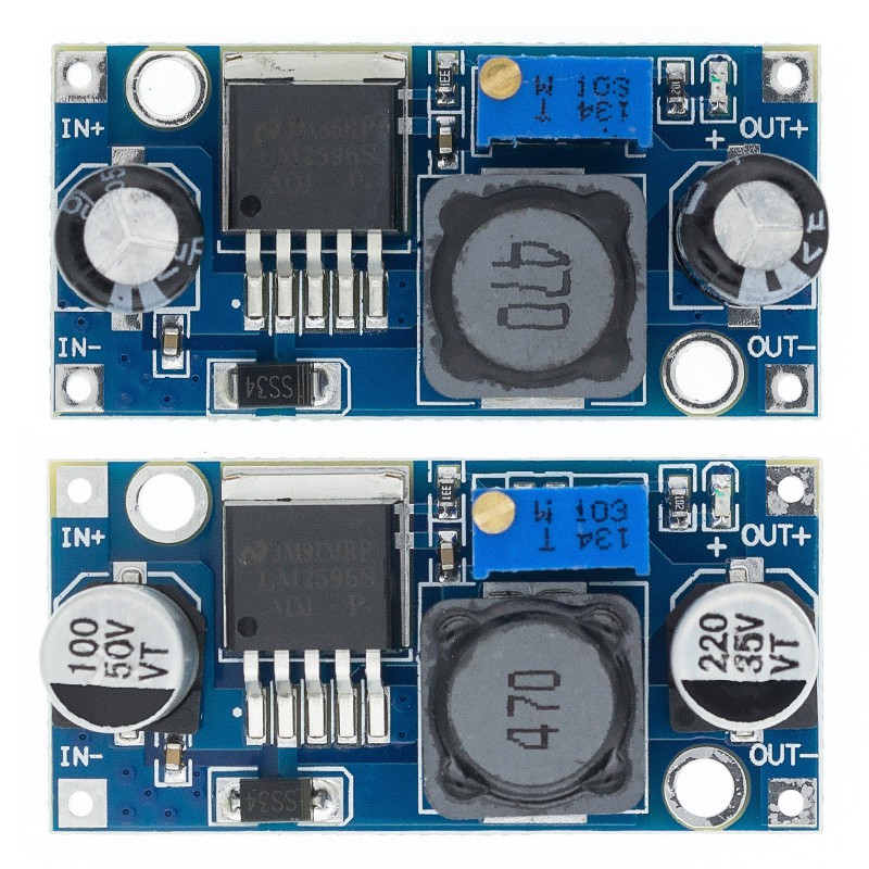 Mô Đun Hạ Áp Lm2596 LM2596S ADJ 5V/12V/24V 3A