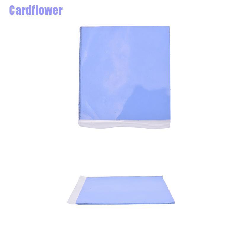 (Hàng Mới Về) Tấm Tản Nhiệt Làm Mát Cpu Bằng Silicon Màu Xanh Dương 100mm X 100mmx1.5mm | BigBuy360 - bigbuy360.vn