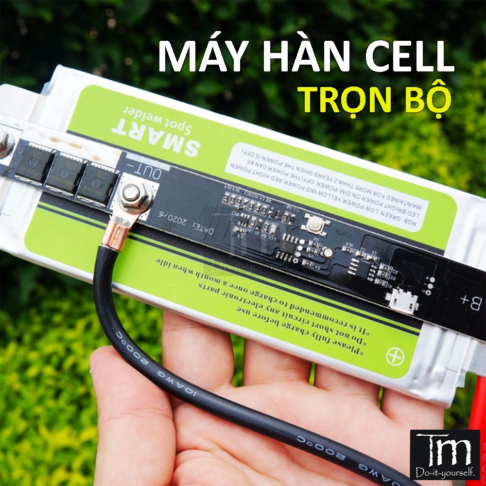 Máy Hàn Cell Pin Cầm tay Dùng Pin Lipo 100C Xả Cao