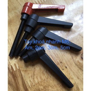 Tay khóa nhanh m6: âm, 2cm, 3cm, 5cm