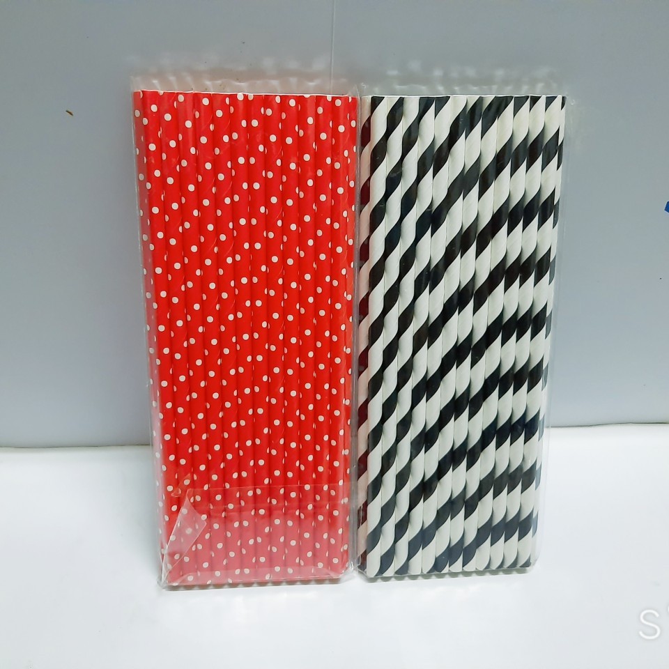 Bịch 25 Ống Hut In Hình Phi 6mm