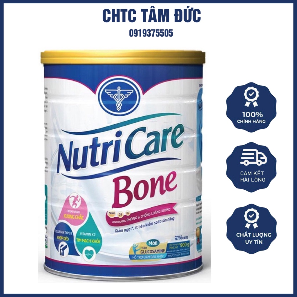 Lon 900g Sữa Bột Dinh Dưỡng Nutricare Bone Nutricare Hỗ Trợ Giảm Vấn Đề Khớp Và Phong Chống Loãng Xương