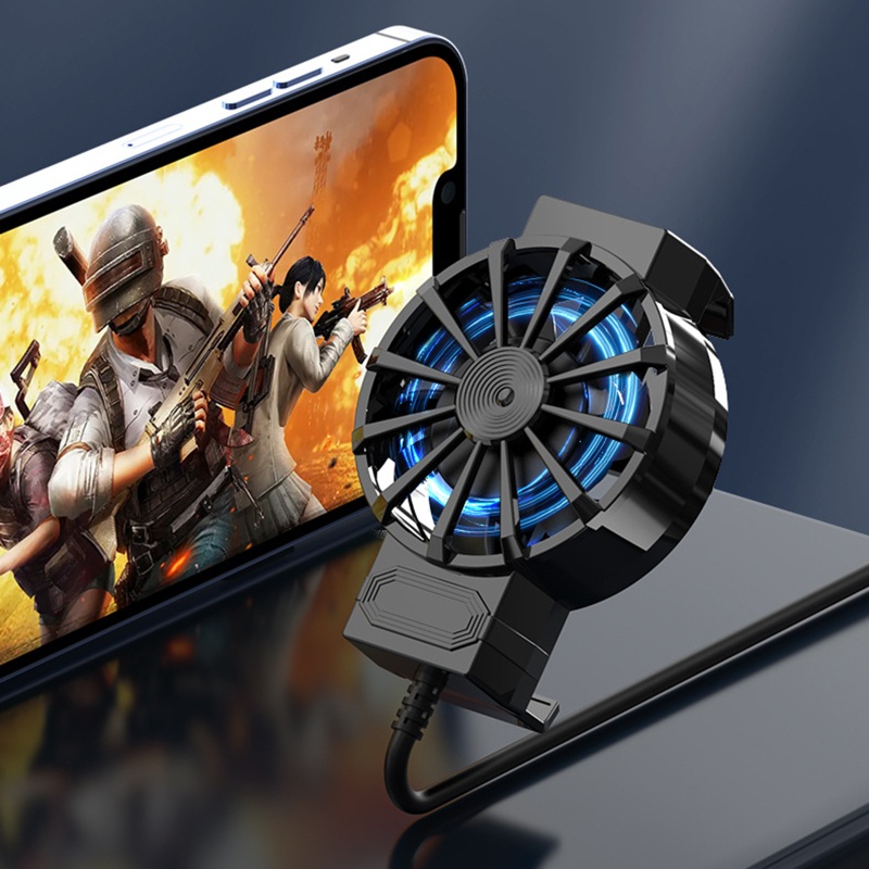 Quạt Tản Nhiệt Cho Điện Thoại Hỗ Trợ Chơi Game Tiện Dụng