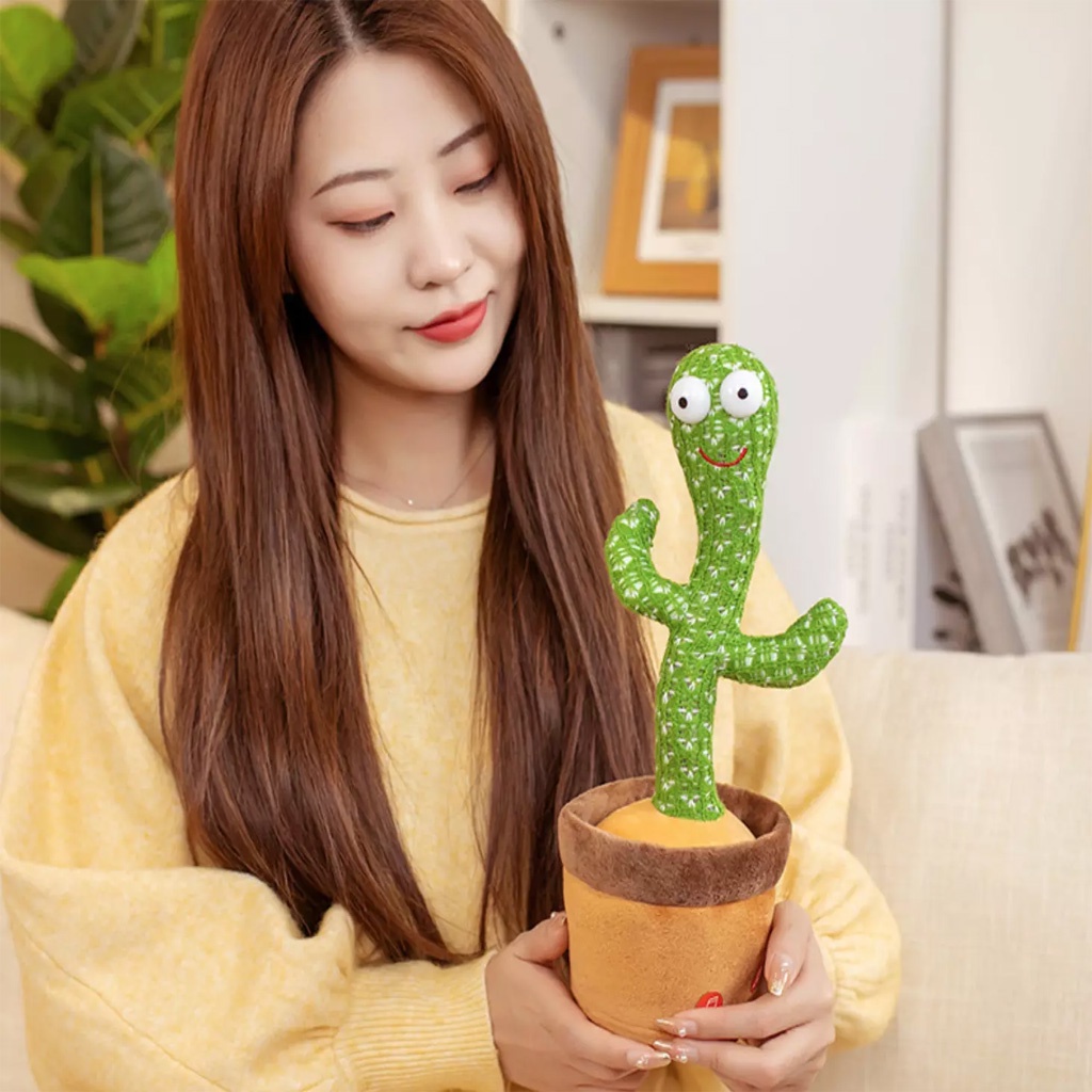 Đồ Chơi cho các bé, Cây Xương Rồng Nhảy Múa ,Phát Ra Âm Thanh Vui Nhộn Cho Bé - 120 bài hát + có nhại tiếng siêu hài