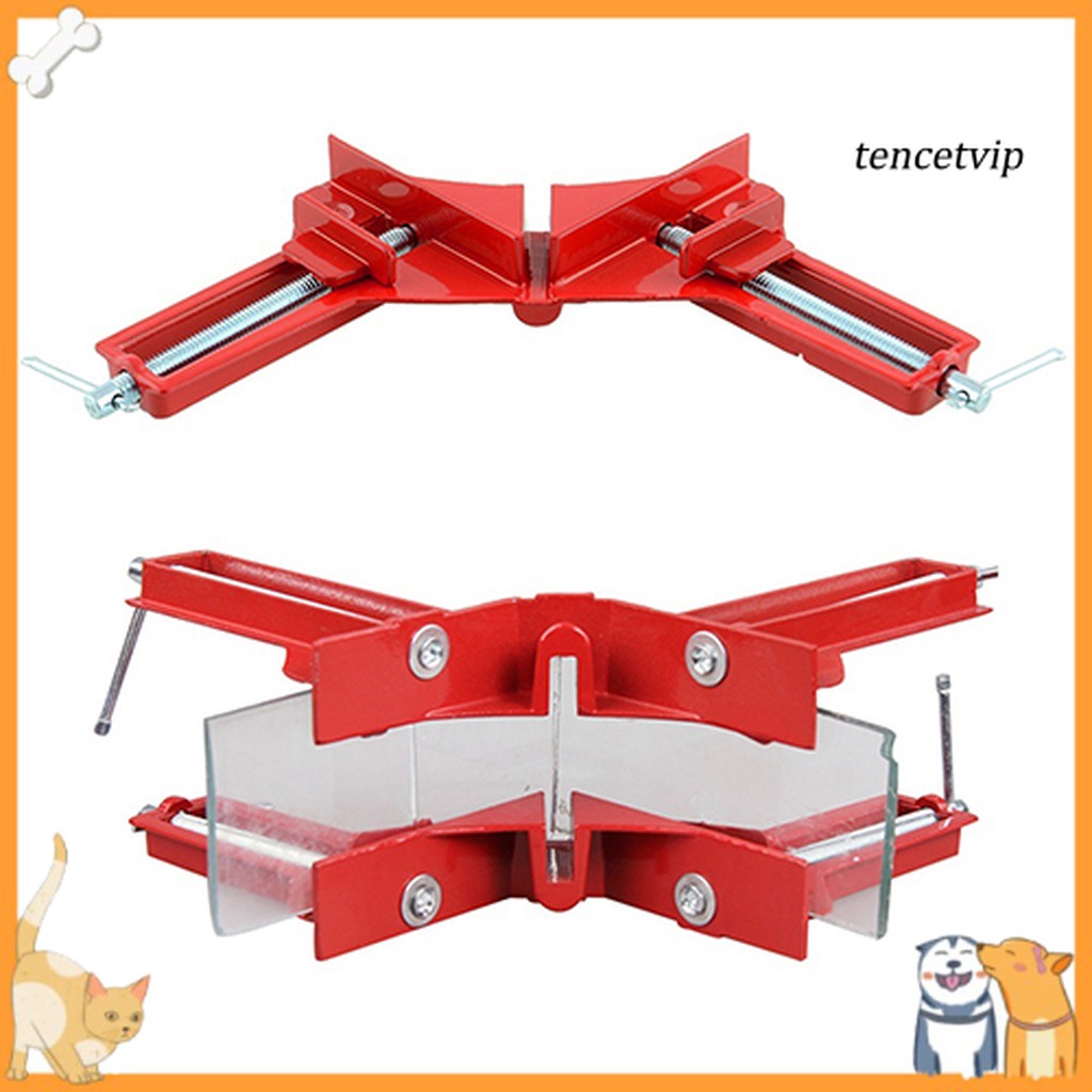 Kẹp Góc Phải 90 Độ Bằng Nhôm Chuyên Dụng Cho Chế Biến Gỗ DIY