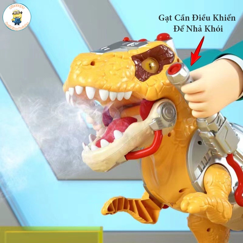Xe Đồ Chơi Scooter Super Mô Hình Khủng Long Bạo Chúa Dinosaur Dành Cho Bé Tập Đi Có Kèm Chế Độ Nhả Khói,Hiệu Ứng Âm Nhạc