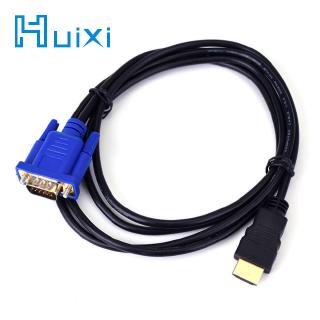 Cáp HDMI sang VGA HD 1080p dùng cho Laptop máy tính dài 1.8m