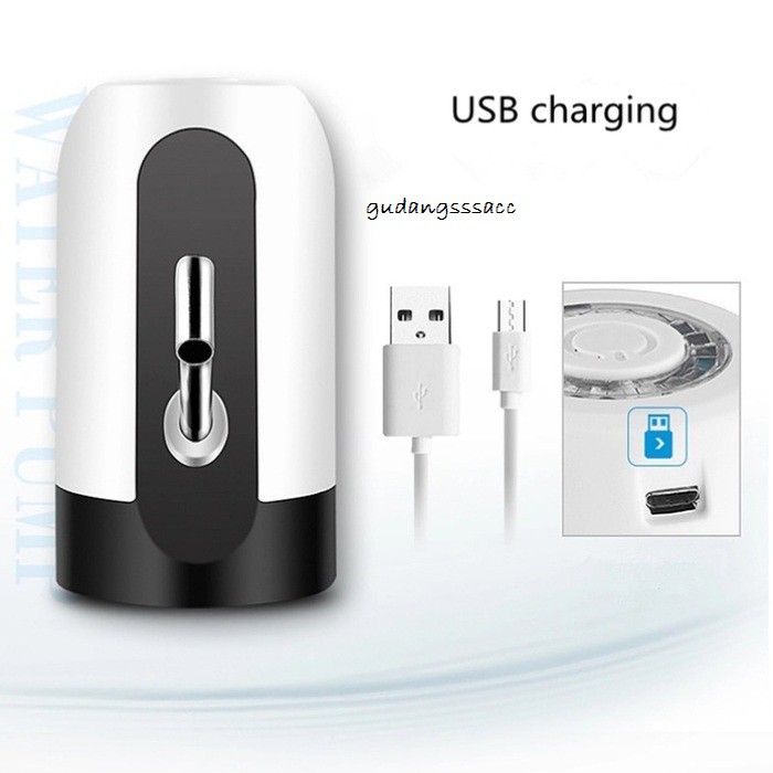 Máy Bơm Nước Điện Tử Có Đèn Led Sạc Usb Tiện Dụng