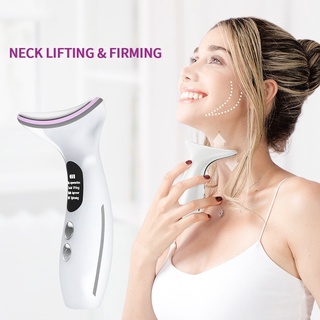 Máy Massage Cổ liarty Có Đèn led 3 Màu Sắc Giúp Nâng Cơ Mặt Và Chống Nếp Nhăn Hiệu Quả