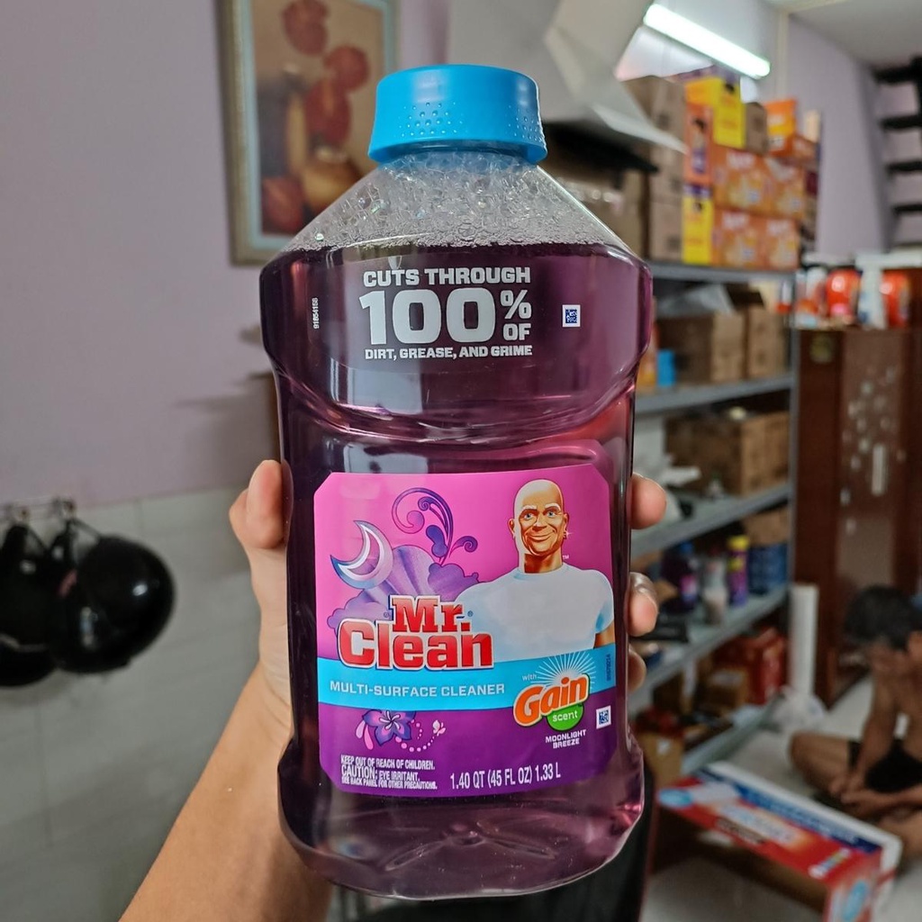 Nước lau sàn Mr.Clean nhập khẩu 828ml đến 1.33L