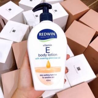 Body lotion kem dưỡng ẩm redwin vitamin e hạnh nhật cosmetics