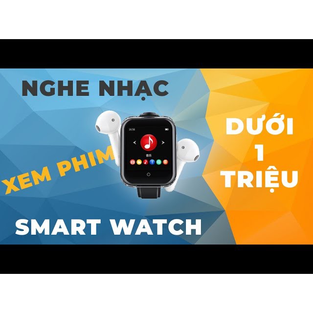 (Quà tặng 99k) Máy nghe nhạc Ruizu M8 kiểu dáng độc đáo mới lạ giống như một chiếc Smartwatch - Hàng Chính Hãng