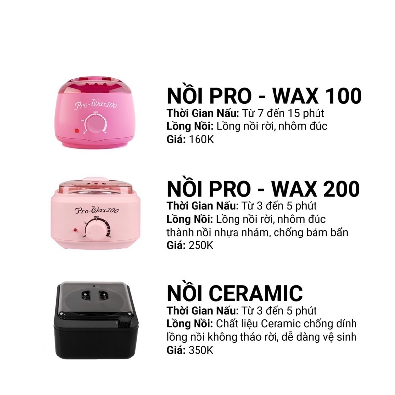 Nồi chống dính ceramic nấu sáp wax lông cao cấp giúp nấu sáp nhanh hơn và chống dính - tinastore29