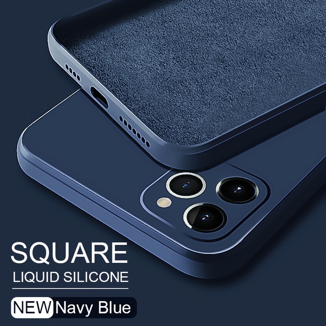 Ốp Điện Thoại Silicon Dẻo Chống Sốc Sang Trọng Cho iPhone 11 12 13 Pro Max Mini X XS XR 6S 7 8 Plus SE 2022