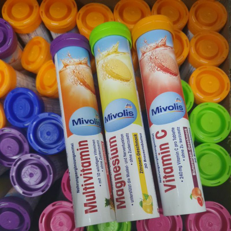 Viên C sủi Mivolis hỗ trợ hệ miễn dịch , tăng cường sức đề kháng - Hàng Đức