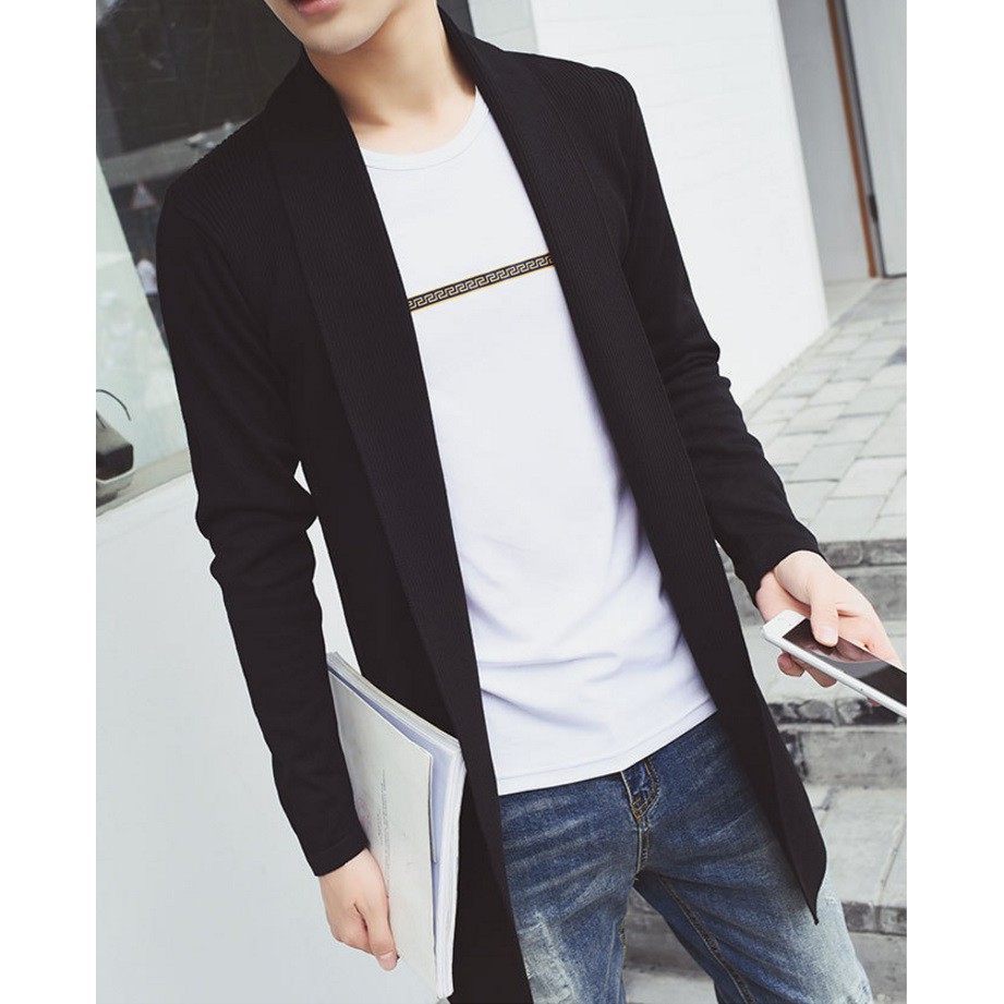 Áo khoác len cardigan nam