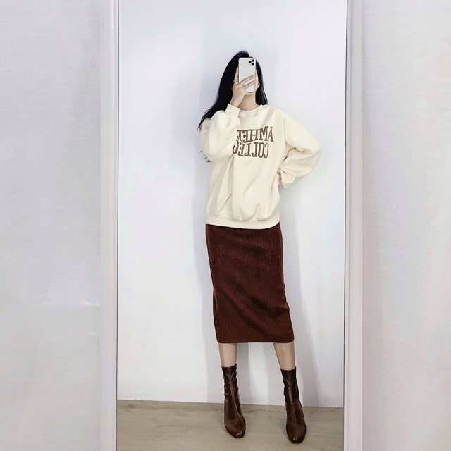 ( Ảnh thật ) CV1020 Chân váy len basic | BigBuy360 - bigbuy360.vn