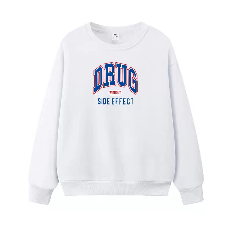 ÁO SWEATER CỔ TRÒN DÀI TAY NAM NỮ NỈ POLY DRUG