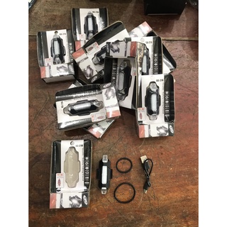 Đèn hậu gắn yên xe đạp bs-216 sạc usb 7 chế độ