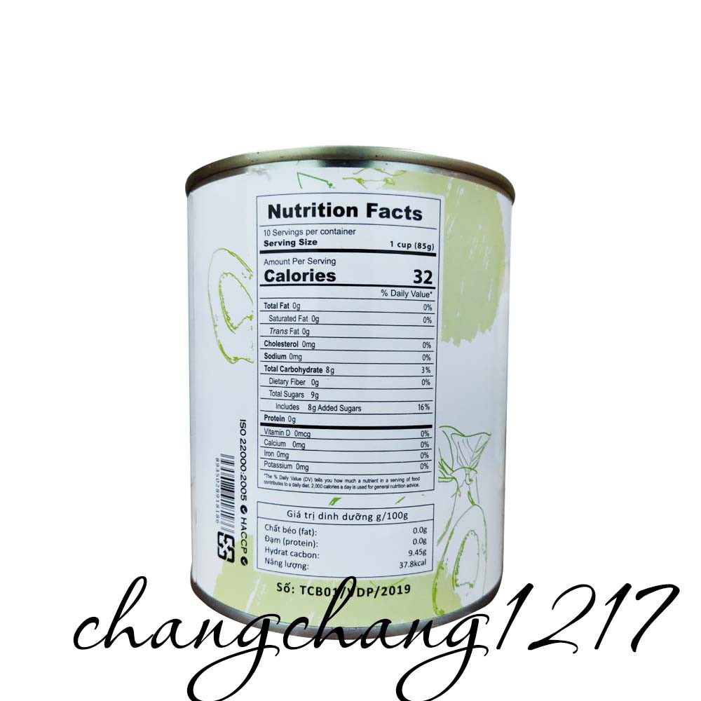 Thạch Aiyu Wonderful Lon 850gr