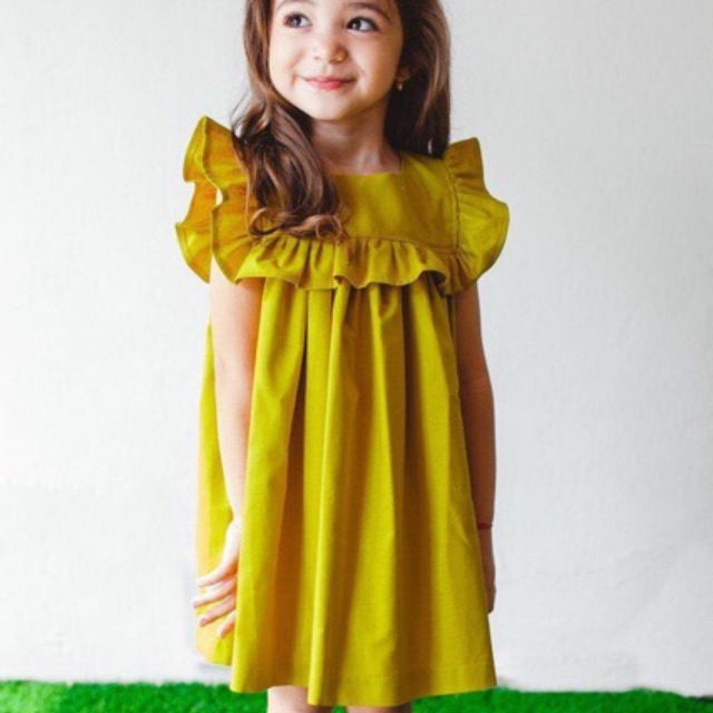 Rập váy bé gái VB02 size 1-8t có hướng dẫn may tỉ mỉ