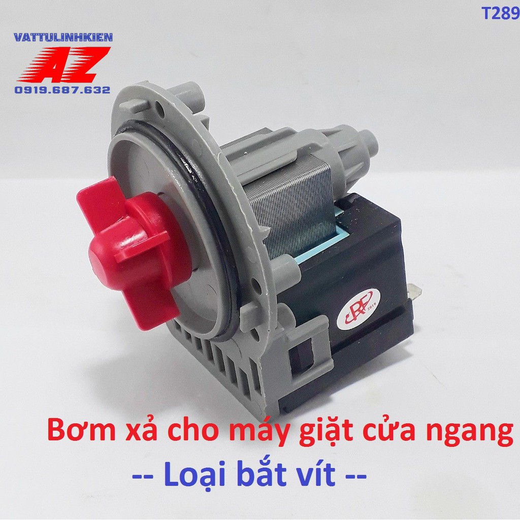 Bơm xả 220V-40W cho máy giặt cửa ngang loại chân bắt vít