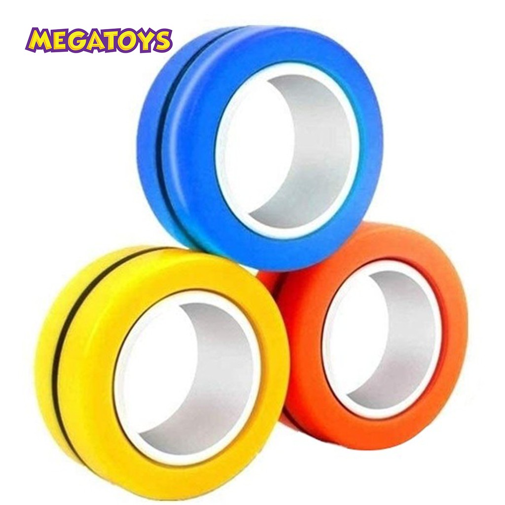 Bộ nhẫn Nam châm giải trí 3 màu - Xả stress 559