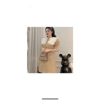 (SHOP NÀNG BÉO 50KG ĐẾN 90KG ) Đầm bigsize nữ dáng A tay phồng