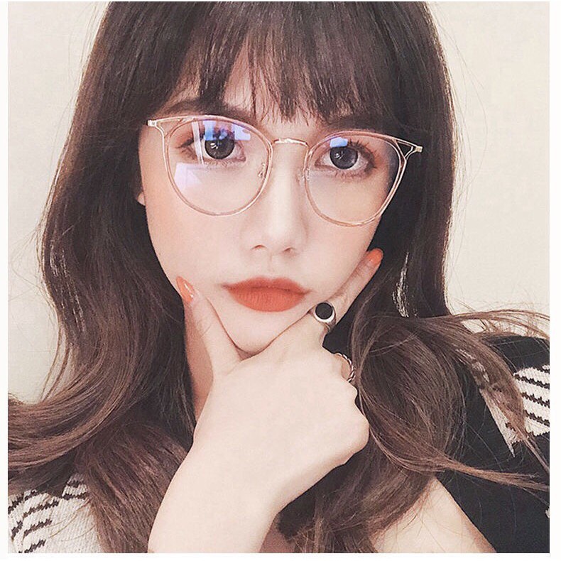 Gọng Kính Cận Form Tròn Unisex Nam nữ Gọng Titan khung viền Hot Trend - Hata24h