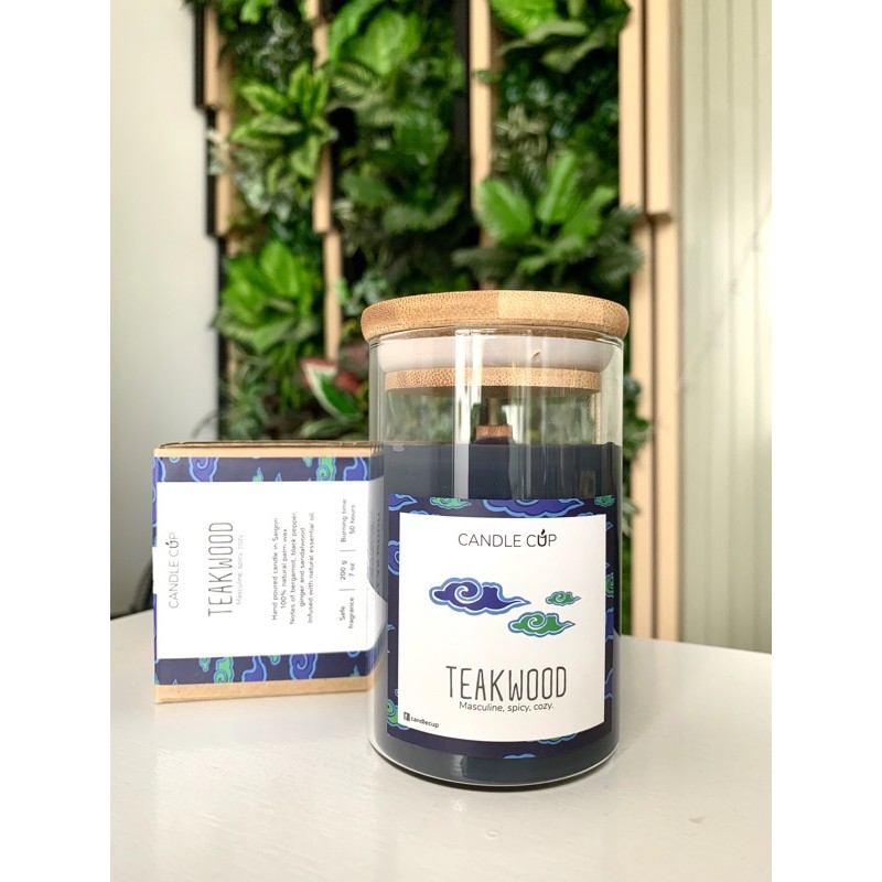 Nến thơm Candle Cup - Teakwood