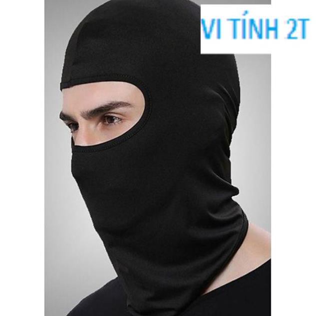 Khăn trùm đầu Ninja Fullface đi phượt (Màu đen)