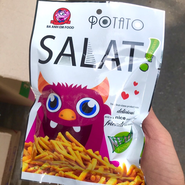 SỈ BỊCH 30 GÓI SNACK SALAT POTATO CHIÊN GIÒN HOT
