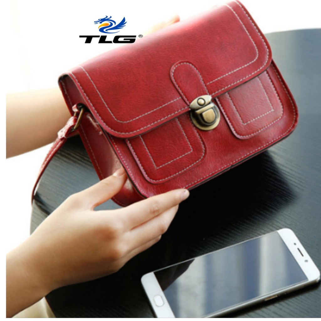 Túi nữ đeo chéo bì thư thời trang phong cách Hàn Quốc sang chảnh giá siêu sale