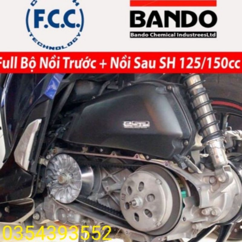 Combo bộ côn trước sau Sh 125cc_150cc việt nam chính hiệu