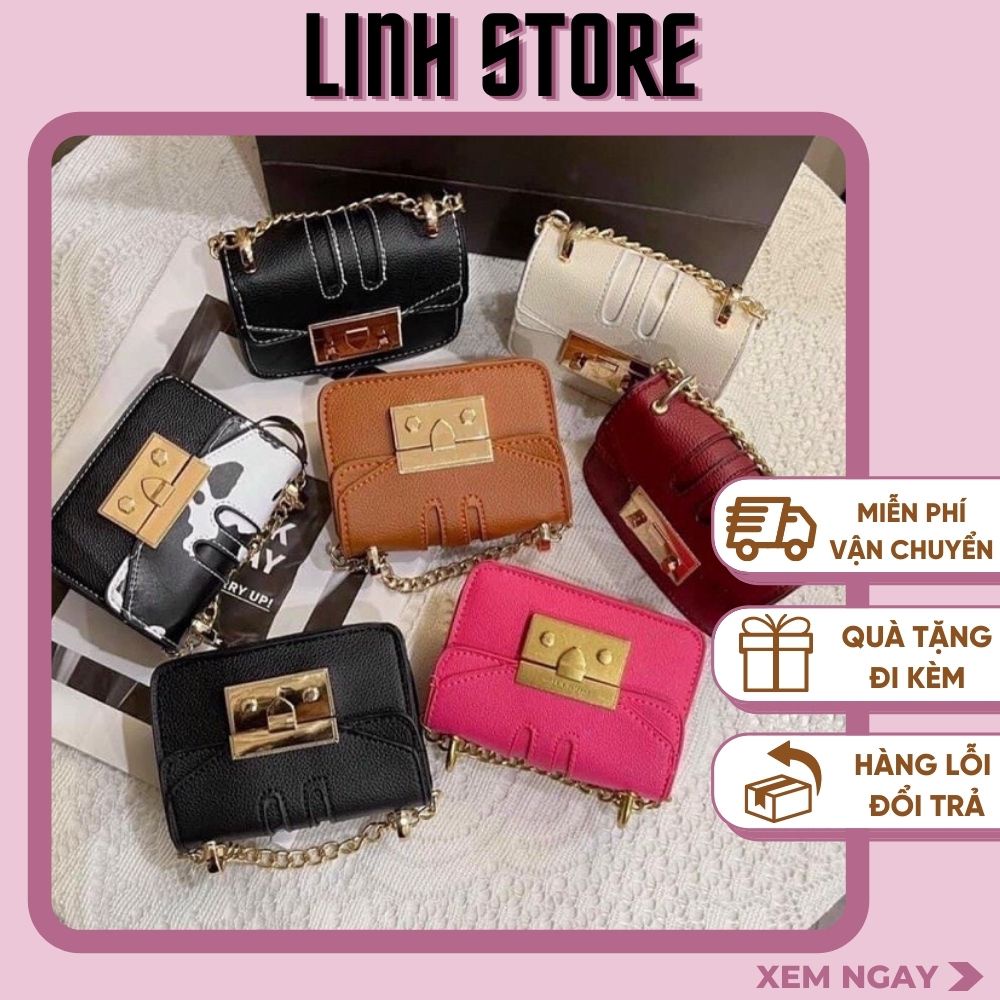 Túi Đeo Chéo Mini Linh Store Túi Mini Đeo Chéo Đẹp Đi Chơi Phong Cách Thời Trang Hàn Quốc Giá Rẻ Dễ Thương Cute - LS35