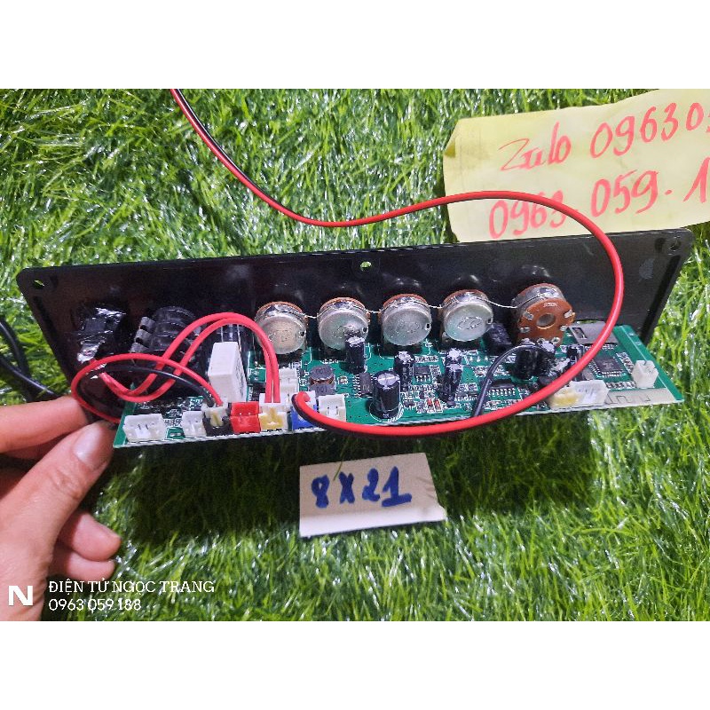 Mạch Loa Kéo 8×21Cm Bass 20-25-30 Coil 38 - Tặng Kèm Khiển Phụ Kiện Và Nguồn 15V 2A