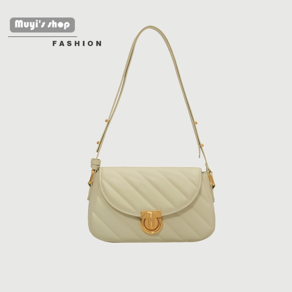 Túi đeo dưới cánh tay Hình Vuông Nhỏ Thêu Họa Tiết Phong Cách Hàn Quốc Thời Trang Mùa Hè 2022 Cho Nữ