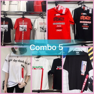 🔥Combo🔥 5 áo Unisex tuỳ chọn 🔥