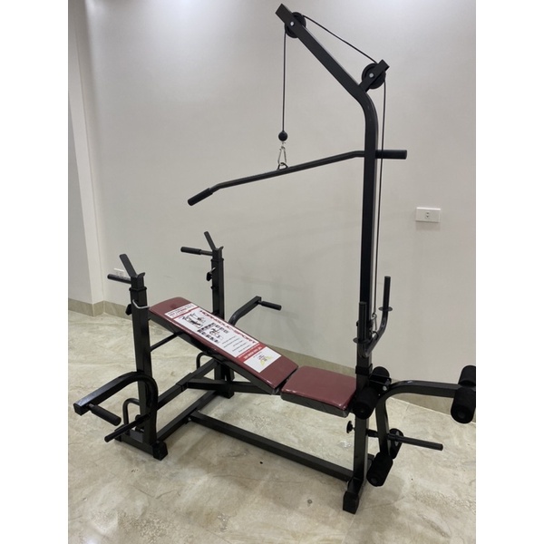Ghế tập tạ đa năng Hoangducsport mẫu đời mới 2021 (giá chưa bao gồm tạ và đòn đẩy)