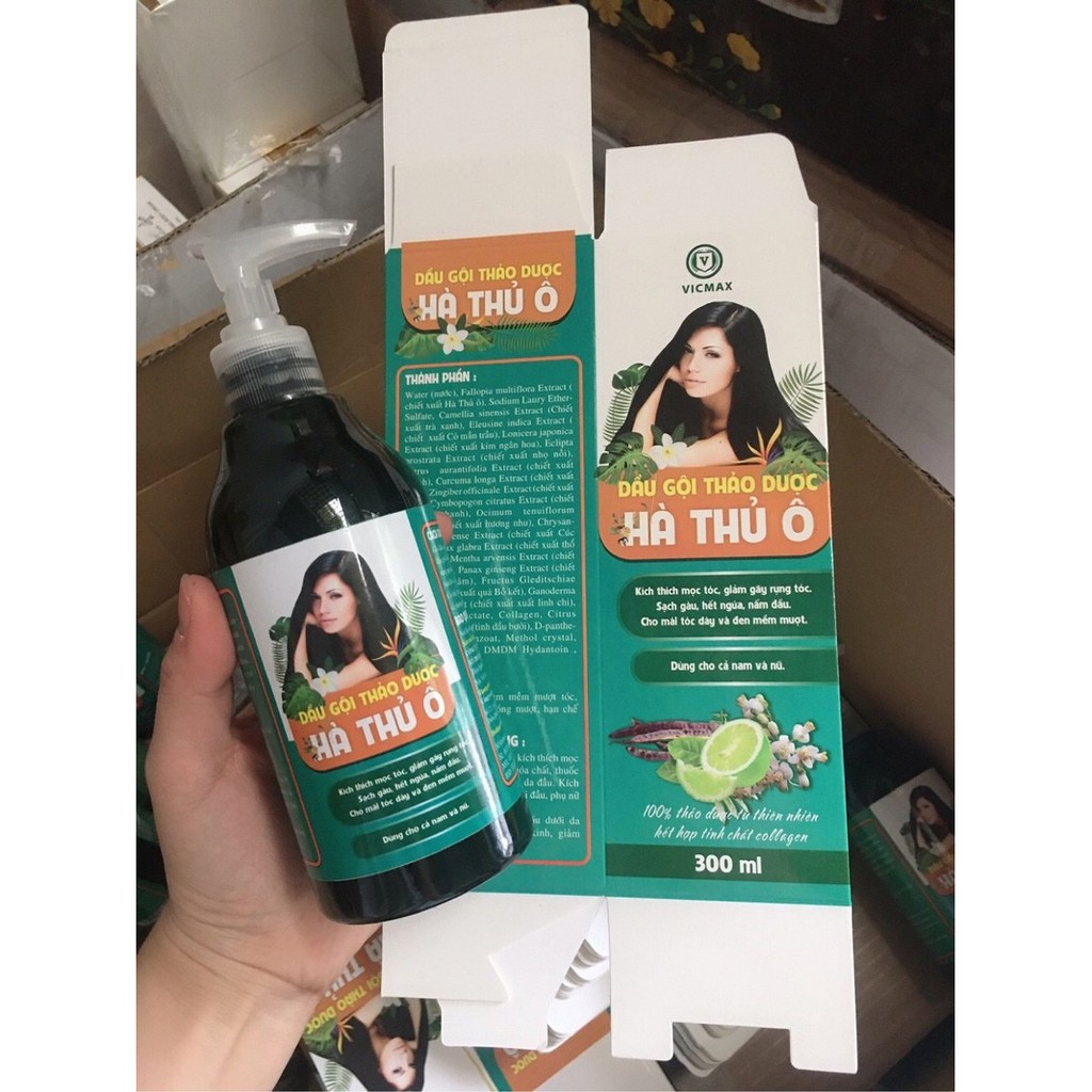 Dầu gội thảo dược hà thủ ô 300ml