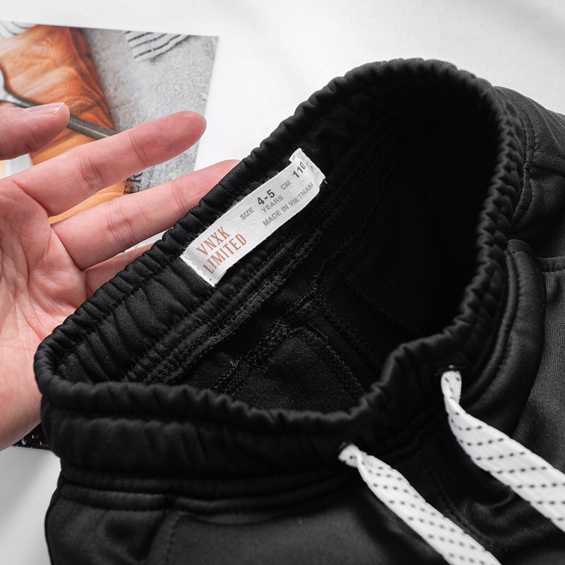 Bộ nỉ bé trai lót lông dày ấm, size từ 15-65kg, khoẻ khoắn siêu cool ngầu