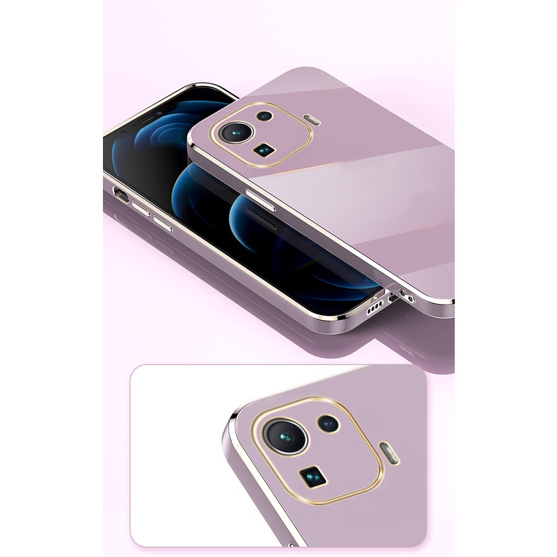 Ốp lưng Cạnh vuông_ Samsung J5 Prime/J7 Prime/J7 Pro/A02/A02s/A03/ A03s/A12/A21s _Mạ màu viền_ Vát Cạnh_Có Logo Educase