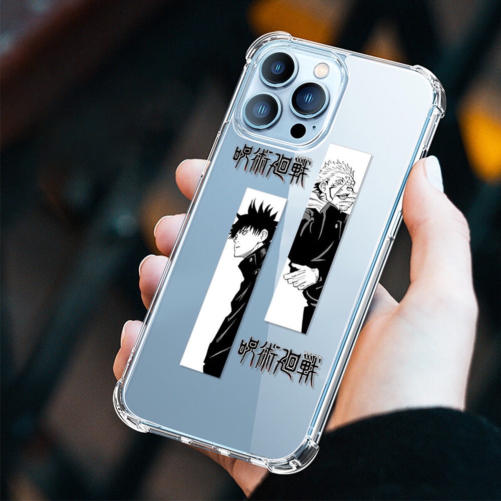 Ốp Điện Thoại Mềm Trong Suốt Chống Sốc In Hình Anime Cho iPhone 7 6 Plus X XS Max XR 12 / 13 Mini SE 2020