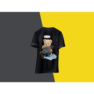 Áo thun Unisex - Áo thun form rộng Naken - Mẫu Teddy Bear -Áo thun freesize